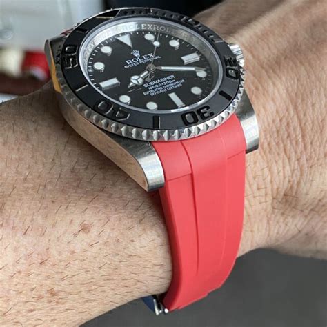 ebay rolex rubber strap|best rubber strap for rolex.